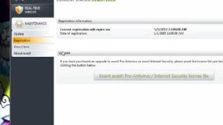 How to get avast 5  where to insert the key [upl. by Arahk137]