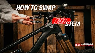 How to Quickly Change MTB Stem Lengths With Yoshimura END STEM  Long Stem Vs Short Stem [upl. by Yessac145]