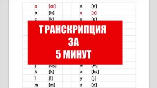 Как когда и зачем учить ТРАНСКРИПЦИЮ [upl. by Arimak]