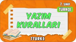 Yazım Kuralları 📙 tonguçCUP 1Sezon  7TURK5 2024 [upl. by Itnahsa]