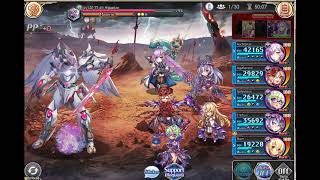 Kamihime Project R  Titan Hunt TT01 Hyperion Dark Team Solo [upl. by Wagoner]