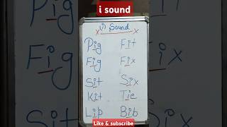 i sound wordsi sound wale words English mei sound for kidsi sound words in English english [upl. by Auhsuj]