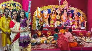 2024 Friday 11th October Mahaashtami Navami moments durgapuja [upl. by Madigan]