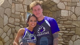 Weber State University 2022 College Nationals Partner Stunt Gauge and Kat  3rd in the Nation [upl. by Alian]