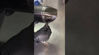 How to remove DB killer on akrapovic exhaust [upl. by Peednas436]