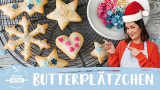 Einfache Butterplätzchen – die weltbesten Weihnachtsplätzchen🎅🎄 I Einfach Backen [upl. by Oderfigis]