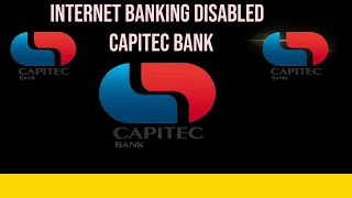 Internet banking Disabled capitec bank [upl. by Ecyrb]