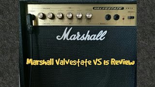 Marshall Valvestate VS 15 Combo Amp Review 1996 made in UK Test demo [upl. by Noied]