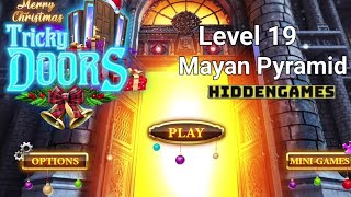 Tricky doors Level 19 MAYAN PYRAMID walkthrough [upl. by Htez]