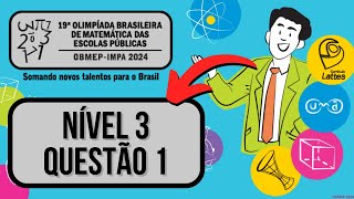 RESOLUÇÃO 2º FASE OBMEP 2024  NÍVEL 3 QUESTÃO 2 [upl. by Karry]