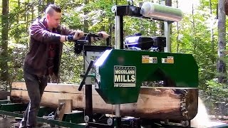 Portable Sawmills Are they worth the money Woodland Mills HM126 [upl. by Aihsekram]