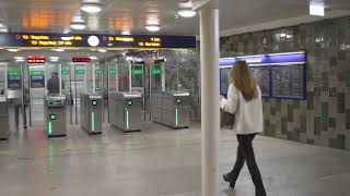 Sweden Stockholm Aspudden Subway Station 1X KONE elevator 1X escalator [upl. by Lyndes]