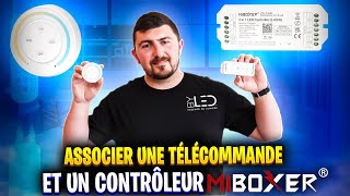 MiBoxer  Appairer un contrôleur et une télécommande pour ruban LED monocouleur ou CCT [upl. by Critta]