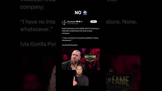 Bryan Danielson not interested in WWE HOF aew wwe wwehof aewdyanmite yes aewcollision [upl. by Buck]