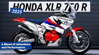 2025 NEW HONDA XLR 750 R ANNOUNCED  A Blend of Adventure and Performance [upl. by Tnecillim213]