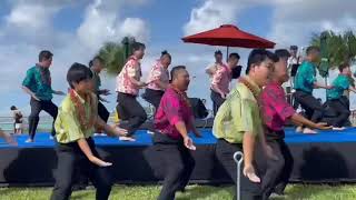 Makahiki hula festival okinawa Naha Japan Kane hula dance by Hawaiian David Kawika Gacilos1029 2022 [upl. by Mccreary660]