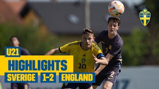 Highlights U21  Sverige – England 12 [upl. by Meek]