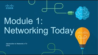 CCNA Module 1 Networking Today  Introduction to Networks ITN [upl. by Eitac]