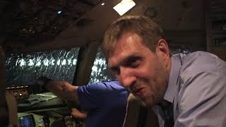 Dirks Reaction to Water Cannon Salute [upl. by Hobbie364]