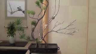 How to make an authentic Ikebana 2 いけばな華道遠州 [upl. by Cresa]