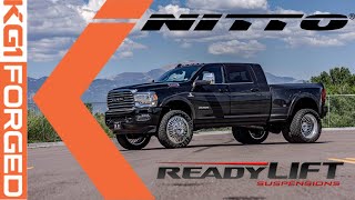 Leveled 2023 Ram 3500 Longhorn Limited Dually on 24quot kg1forged [upl. by Nitsa]