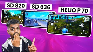 MediaTek Helio P70 Vs Snapdragon 636 Vs 820 Pubg Test in Realme U1 vs Oneplus 3 vs Redmi Note 5 Pro [upl. by Olonam]