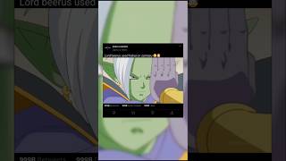 Lord beerus used hakai on zamasu💀💀 shorts viral beerus [upl. by Azaleah385]