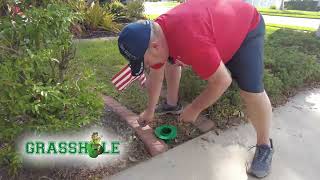 How to Locate Install and Protect Your Sprinkler Heads with GRASSHOLE [upl. by Abeh626]