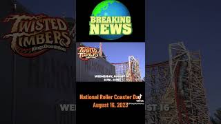 Celebrate National Roller Coaster Day at Kings Dominion shorts [upl. by Merwyn]