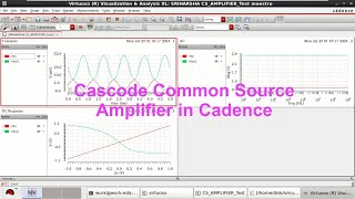 Cascode Common Source Amplifier Analysis in Cadence [upl. by Jewelle]