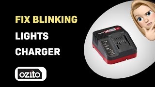 How to Fix Blinking Lights on Ozito PXCG060 Charger [upl. by Wyn]