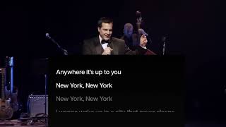 New York New York  Alfredo A  E key Karaoke [upl. by Els121]