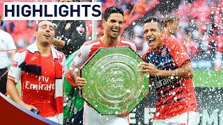 Arsenal 30 Manchester City  Community Shield 2014  Goals amp Highlights [upl. by Llireva]