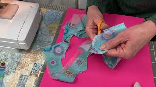 Beginning Quilt Class Pt 11 Needleturn Hawaiian Applique [upl. by Oicor]