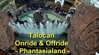 Talocan  Phantasialand Brühl  onride amp offride Video 2016  Suspended Top Spin – Front Row [upl. by Ailemac]