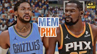 GRIZZLIES vs SUNS PS5  NBA 2K24 4K UHD [upl. by Sidney296]