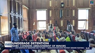 UNDERAGE DETENTION NHRC Condems Arraignment of Minors [upl. by Qiratla]