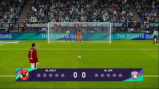 Al Ahly vs AlAin 29102024 Penalty Shootout FIFA Intercontinental Cup 2024 PES 2021 [upl. by Jervis]