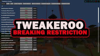 Tweakeroo Breaking Restrictions  Minecraft Mod [upl. by Aseena]