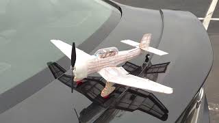 Guillows Stuka RC conversion build and maiden flight 3132023 [upl. by Bab892]