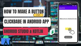 How to make a button functionclickable in Android Studio with Kotlin for beginners [upl. by Straus401]