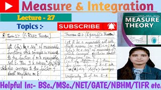 Lec27Statement amp proof of FRiesz theorem amp DFEgoroffs theoremplaylisttelegramlinks👇 [upl. by Llij459]