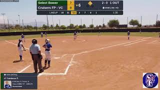 Select Fastpitch Bower vs Cruisers FP  VC 20240722 [upl. by Ahsenit]