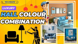 HALL BEST COLOUR COMBINATION amp Hall luxury colour combination New trending COLOUR COMBINATION [upl. by Srini]