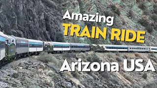 Amazing Train Ride in Clarkdale Arizona  Verde Canyon Railroad [upl. by Carolyne]