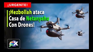 🚨🇮🇱 Netanyahu Bajo Ataque Atentado con Drones Sacude a Israel [upl. by Hacim]