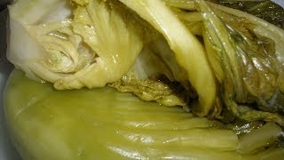 How to make Pickled Green Mustard [upl. by Auria]