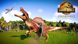 Raptors Pack Hunting vs Medium and Large Dinosaurs  Jurassic World Evolution 2 [upl. by Dnalel471]