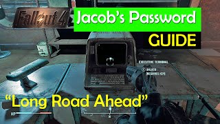 Fallout 4  Jacobs Password Unlocking the MedTek terminal FIXING THE GLITCH ISSUE [upl. by Remot]