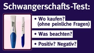 Wo Schwangerschaftstest kaufen  und worauf muss man achten [upl. by Zorah]